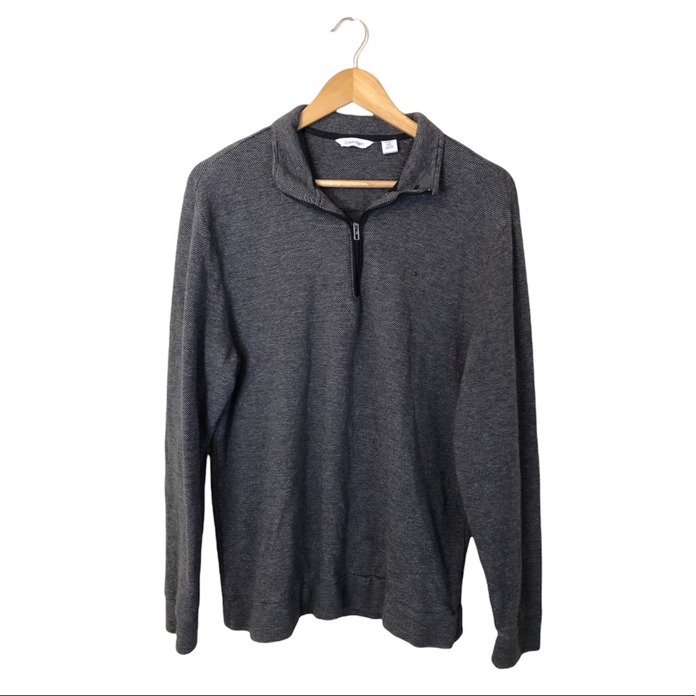 Calvin Klein Men’s Quarter Zip Casual Top - Men’s Size Large